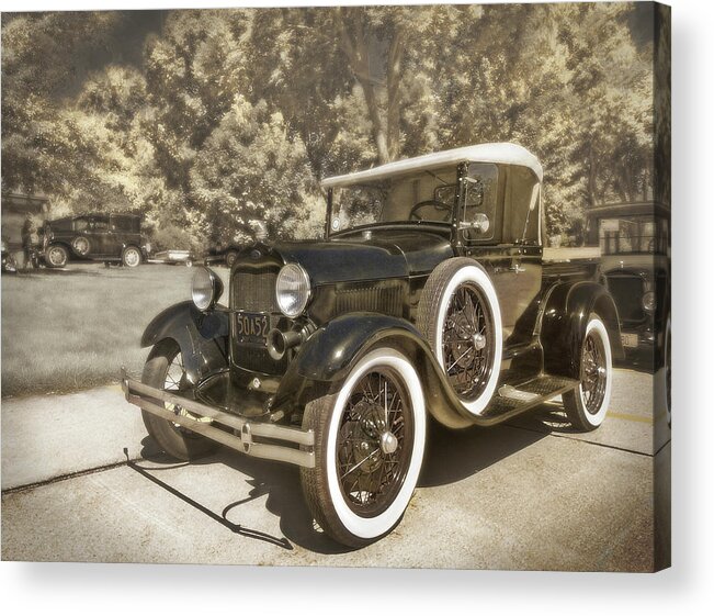 Cars Acrylic Print featuring the photograph Whitewalls #1 by John Anderson