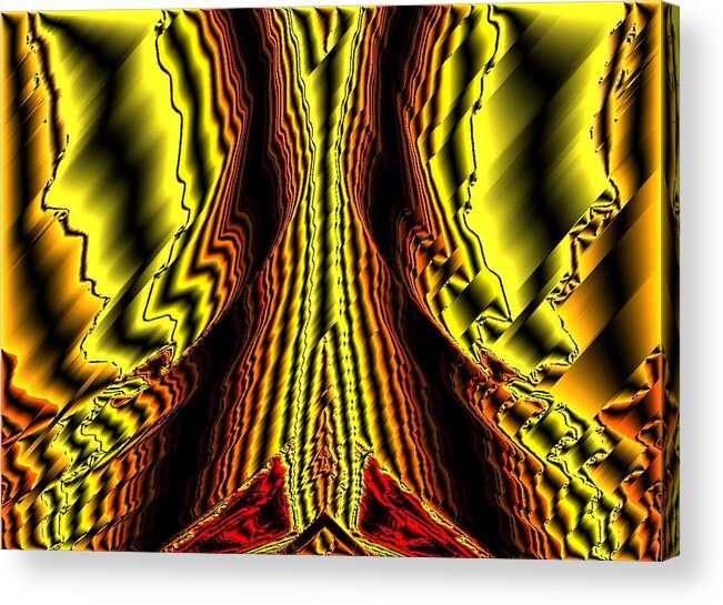  Acrylic Print featuring the digital art Untitled #49 by Mary Russell