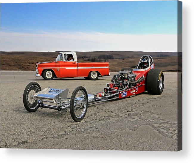 Hamb Acrylic Print featuring the photograph A Slingshot Perspective by Christopher McKenzie