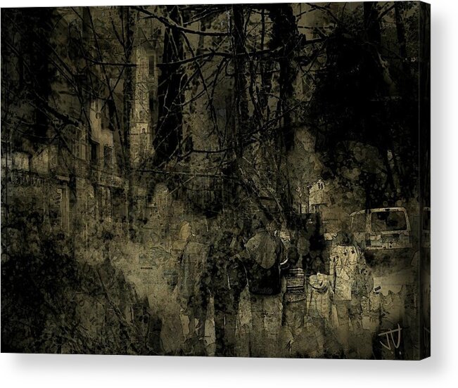 Abstract Acrylic Print featuring the photograph A Walk in the Park by Jim Vance