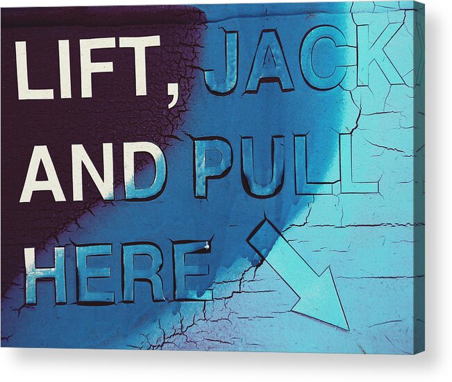 Abstract Acrylic Print featuring the photograph And Pull by J C
