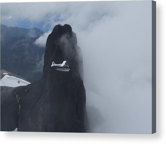 Aviation Acrylic Print featuring the photograph AOP at Black Tusk by Mark Alan Perry