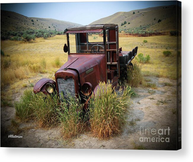 Bannack State Park Acrylic Print featuring the photograph Bannack Montana Old Truck Two by Veronica Batterson