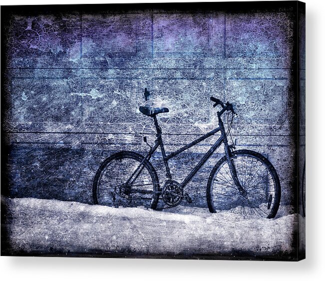 Bicycle Acrylic Print featuring the photograph Bicycle by Evelina Kremsdorf