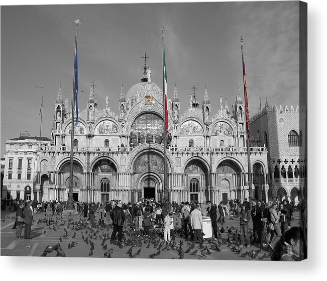 Cityscape Acrylic Print featuring the photograph Busy St Marks by Dylan Punke