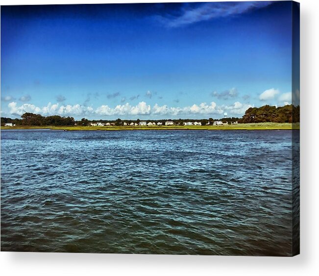 Waterfront Acrylic Print featuring the photograph By the Bay by Chris Montcalmo