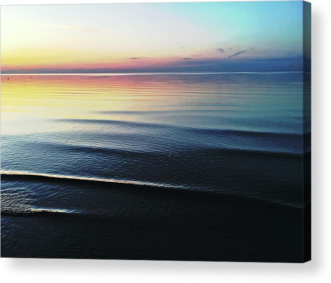 Calm Acrylic Print featuring the photograph Calm And Sea by Tinto Designs