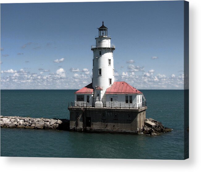 Chicago Acrylic Print featuring the photograph Chicago Lighthouse 2 by Joanne Coyle