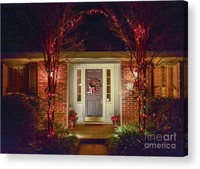 Christmas Acrylic Print featuring the photograph Christmas by Barry Bohn