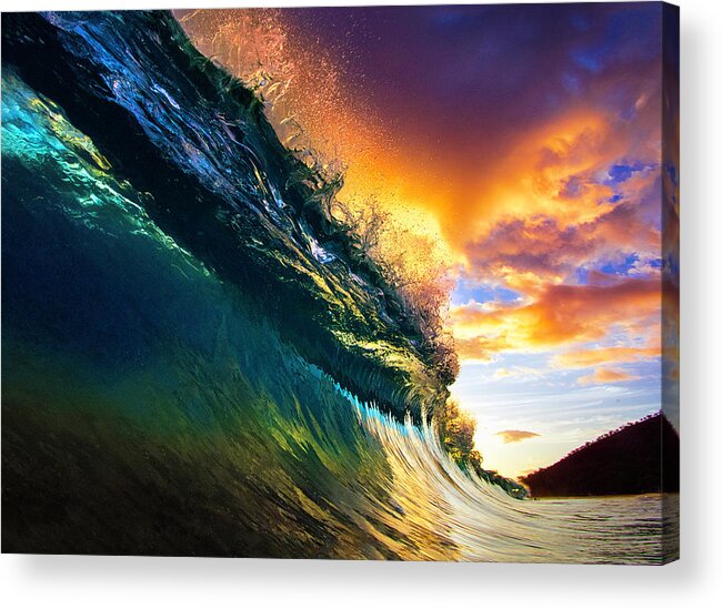  Acrylic Print featuring the photograph Color Splash by Micah Roemmling