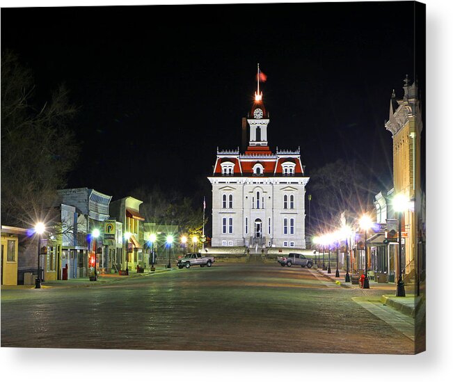 Court House Acrylic Print featuring the photograph County Seat by Christopher McKenzie