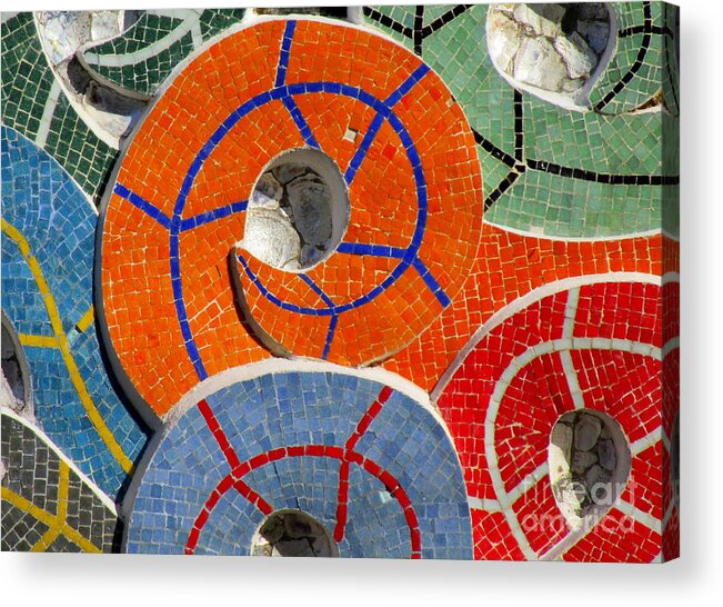 Diego Rivera Acrylic Print featuring the photograph Diego Rivera Mural 8 by Randall Weidner