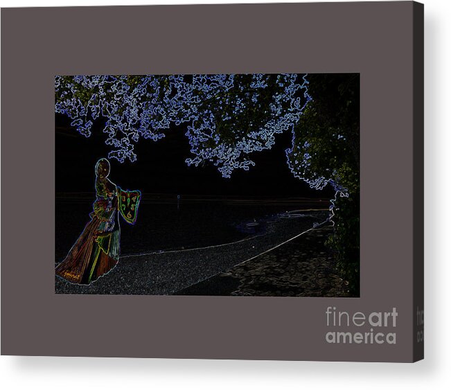 Dream Acrylic Print featuring the digital art Yes Dream Time, M9 by Johannes Murat