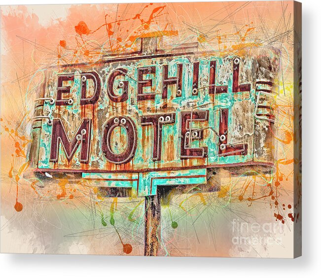 Virginia Acrylic Print featuring the photograph Edgehill by Lenore Locken