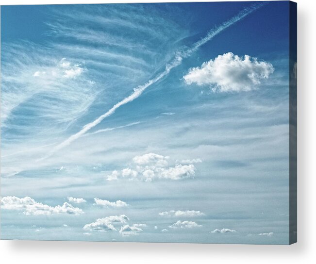 Forecast ...breezy Acrylic Print featuring the photograph Forecast ...breezy by Tom Druin