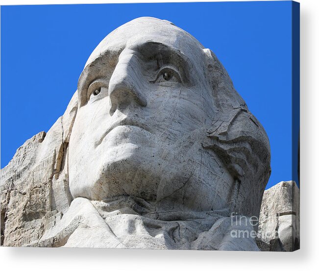 Mount Rushmore Acrylic Print featuring the photograph George Washington Mount Rushmore 8784 by Jack Schultz