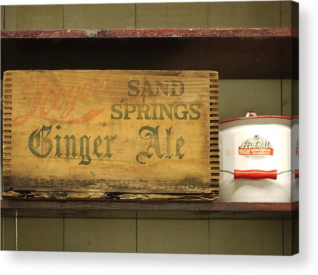 Retro Acrylic Print featuring the photograph Ginger Ale by Jessica Levant