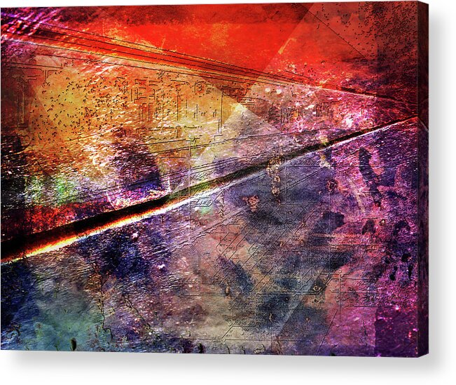 Gone Acrylic Print featuring the digital art Gone by Linda Carruth