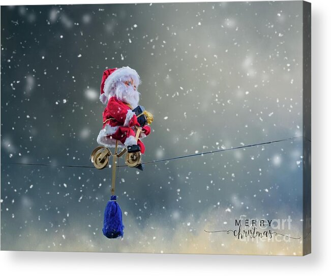 Santa Claus Acrylic Print featuring the photograph Have You Been Nice Or Naughty? by Eva Lechner