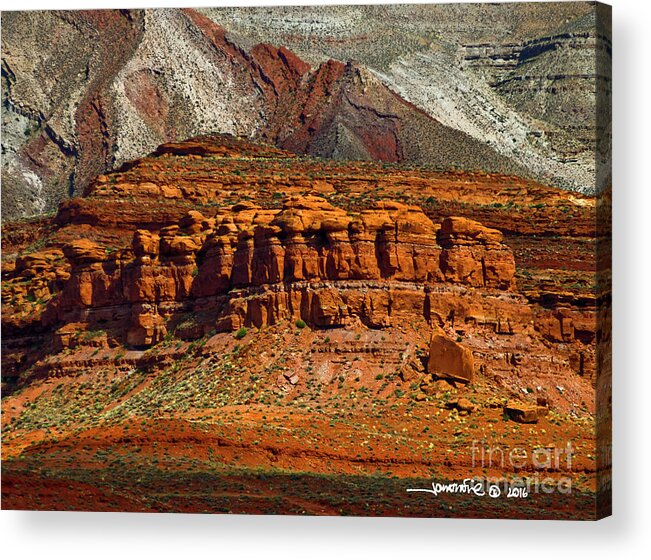Utah Acrylic Print featuring the photograph Hodo's Forming by Jonathan Fine