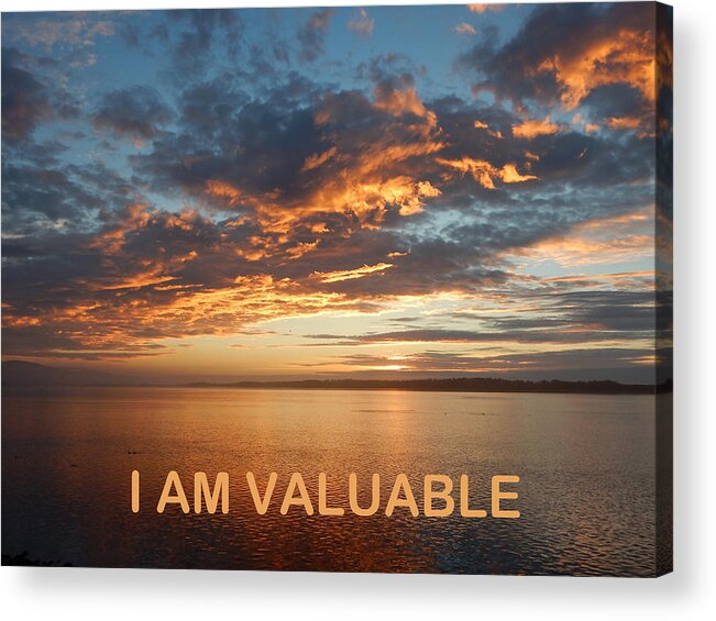 Galleryofhope Acrylic Print featuring the photograph I Am Valuable Two by Gallery Of Hope