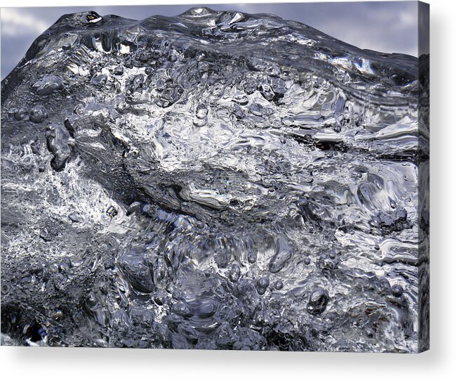 Ice Acrylic Print featuring the photograph Ice Mountain 1 by Sami Tiainen