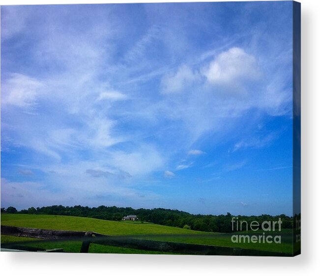 Frederick Acrylic Print featuring the photograph In Full View Frederick County Maryland by Debra Lynch