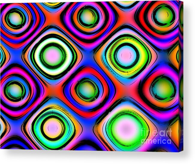 Abstract Acrylic Print featuring the photograph In the Groove by Onedayoneimage Photography