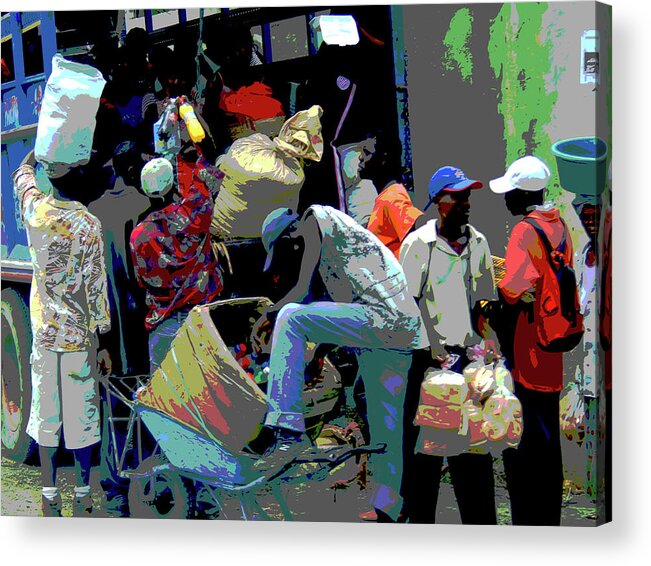 Fruitt Acrylic Print featuring the photograph In the Market Place by M Three Photos