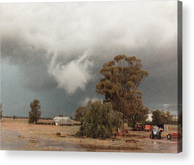 Vicki Ferrari Photography Acrylic Print featuring the photograph Kerula Storm by Vicki Ferrari