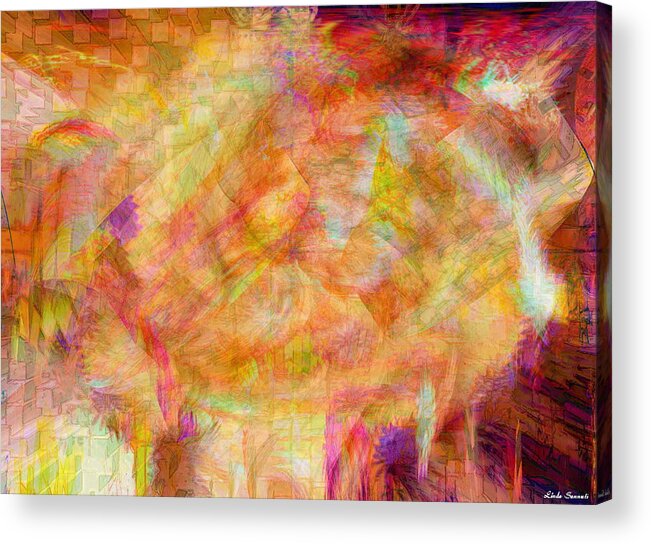 Abstracts Acrylic Print featuring the digital art Life by Linda Sannuti