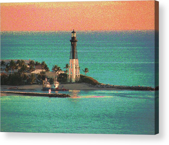 Lighthouse Acrylic Print featuring the photograph Lighthouse 1006 by Corinne Carroll