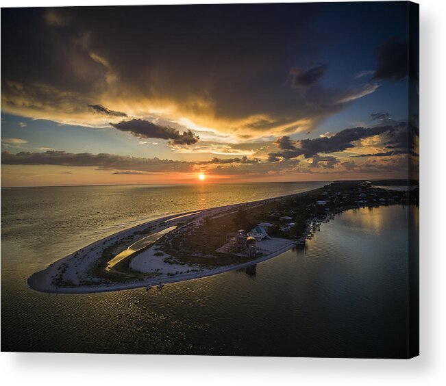 Little Acrylic Print featuring the photograph Little Gasparilla Island Point Sunset by Nick Shirghio