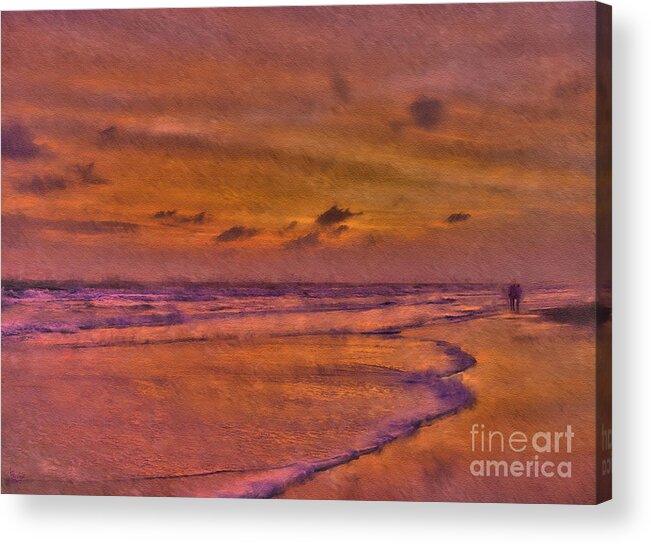 Sunrise Acrylic Print featuring the photograph Lost In Love by Jeff Breiman