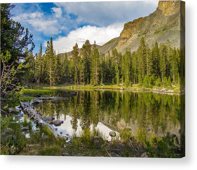 Mount Acrylic Print featuring the photograph Mirror Pond by Susan Eileen Evans
