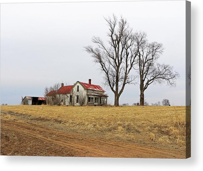 Barn Acrylic Print featuring the photograph Missouri Silence by Christopher McKenzie