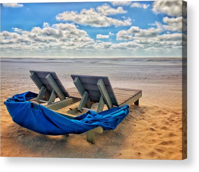 Morning Acrylic Print featuring the photograph Morning on the Gulf by Frank Mari