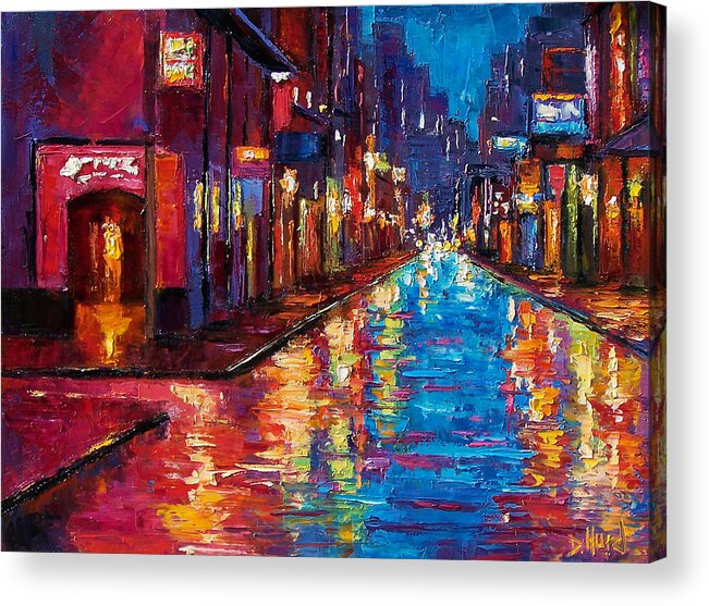 New Orleans Acrylic Print featuring the painting New Orleans Magic by Debra Hurd
