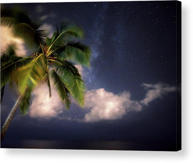 Christopher Johnson Acrylic Print featuring the photograph Night Sky by Christopher Johnson