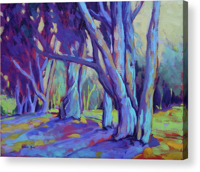 Trees Acrylic Print featuring the painting Older and Wiser 3 by Konnie Kim