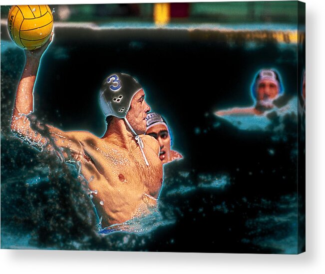 Water Acrylic Print featuring the photograph Olympic Water Polo by Rod Kaye