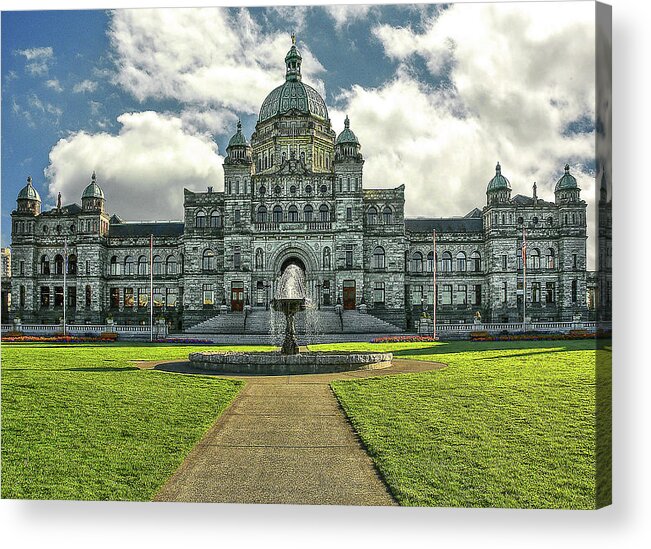 Parliament Building Acrylic Print featuring the photograph Parliament Building by Patrick Boening