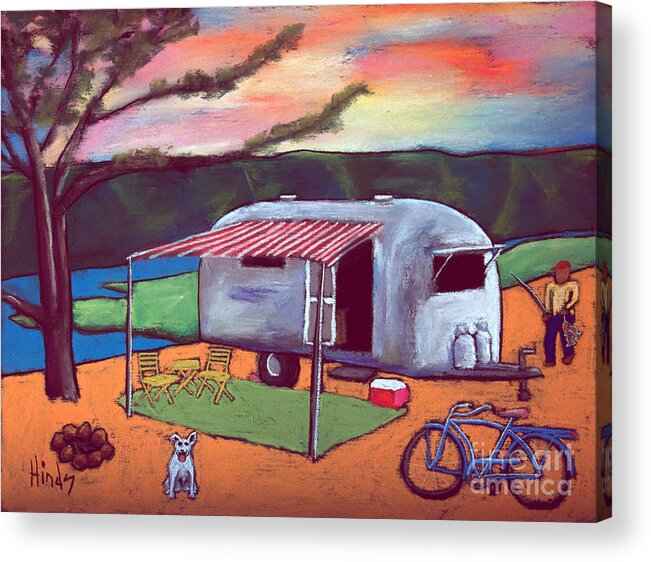 Summer Acrylic Print featuring the painting Peace by David Hinds