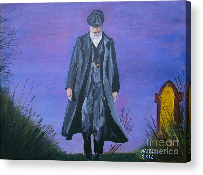 Peaky Blinders Tommy Shelby Acrylic Print By Neal Crossan