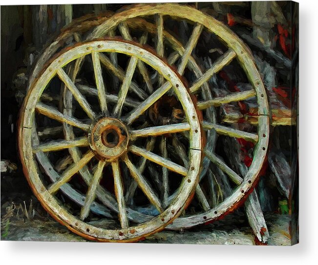 Pioneer Days Acrylic Print featuring the photograph Pioneer Days by Andrea Kollo