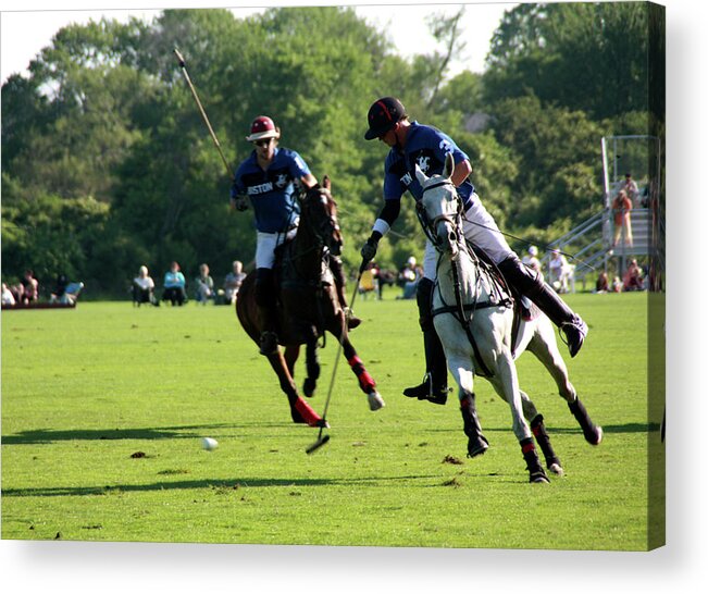 Polo Match Acrylic Print featuring the photograph Polo Match by Pat Moore