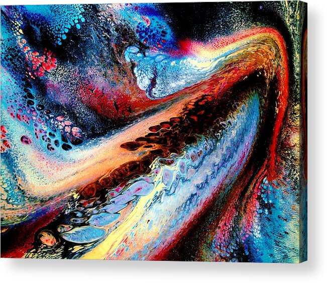 Energy Acrylic Print featuring the painting Powerful Force by Natalie Holland