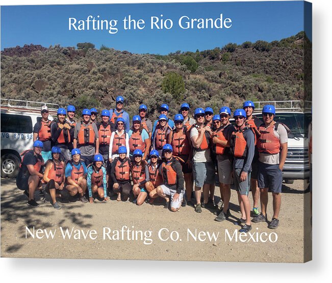 Brittrunyon Acrylic Print featuring the photograph Rafting - Molly Phillip by Britt Runyon