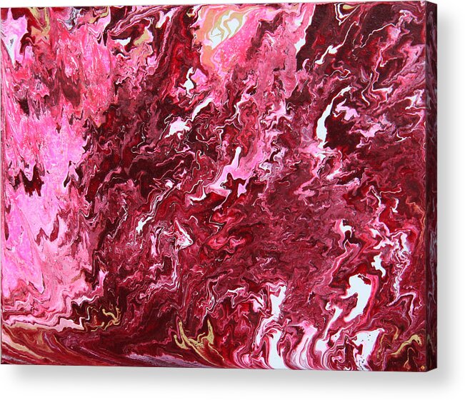 Fusionart Acrylic Print featuring the painting Raspberry Butter by Ralph White