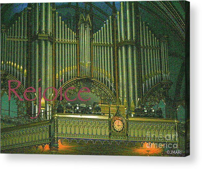  #cathedral #photography Acrylic Print featuring the photograph Rejoice by Jacquelinemari